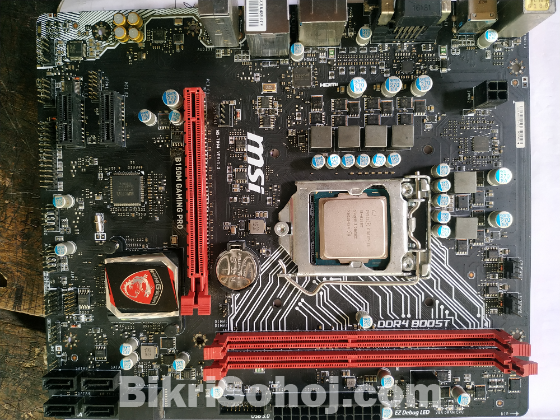 Msi 7thgen Motherboard + i3 6th gen processor